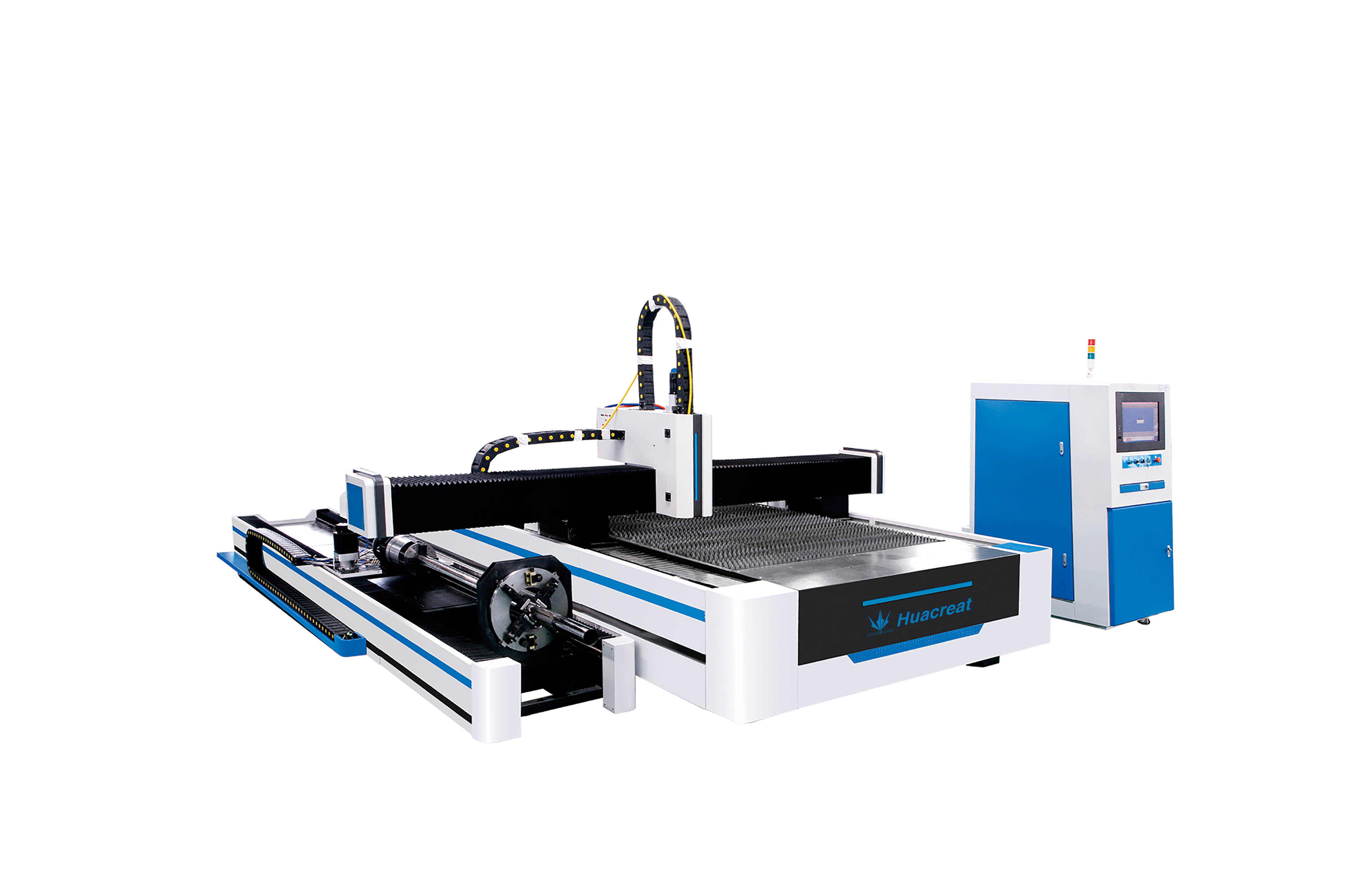 Metal sheet & tube laser cutting machine